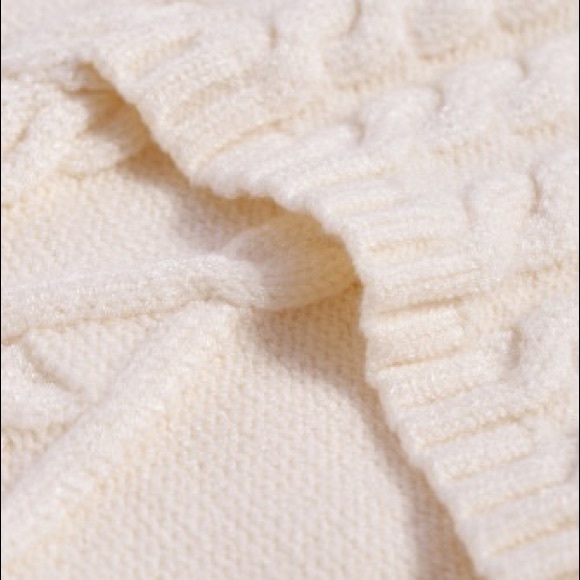 Beige High Neck Textured Bodycon Sweater Dress - Picture 12 of 14